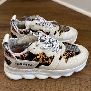 Versace Authentic Chain Reaction Sneakers